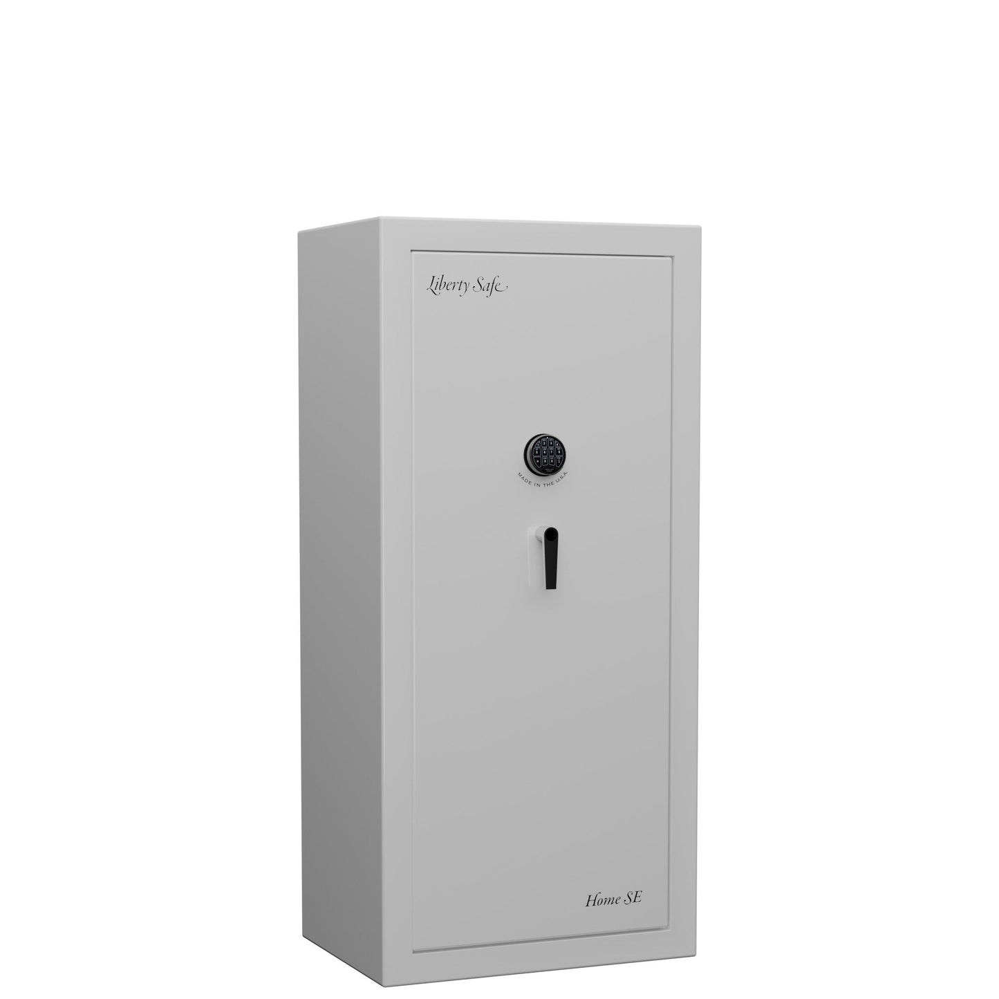 Home SE | Home Series 20 | Level 4 Security | 90 Minute Fire Protection | Dimensions: 60.5"(H) x 28"(W) x 20"(D) | Icy White Gloss Limited Edition Safe Colors - Closed Door