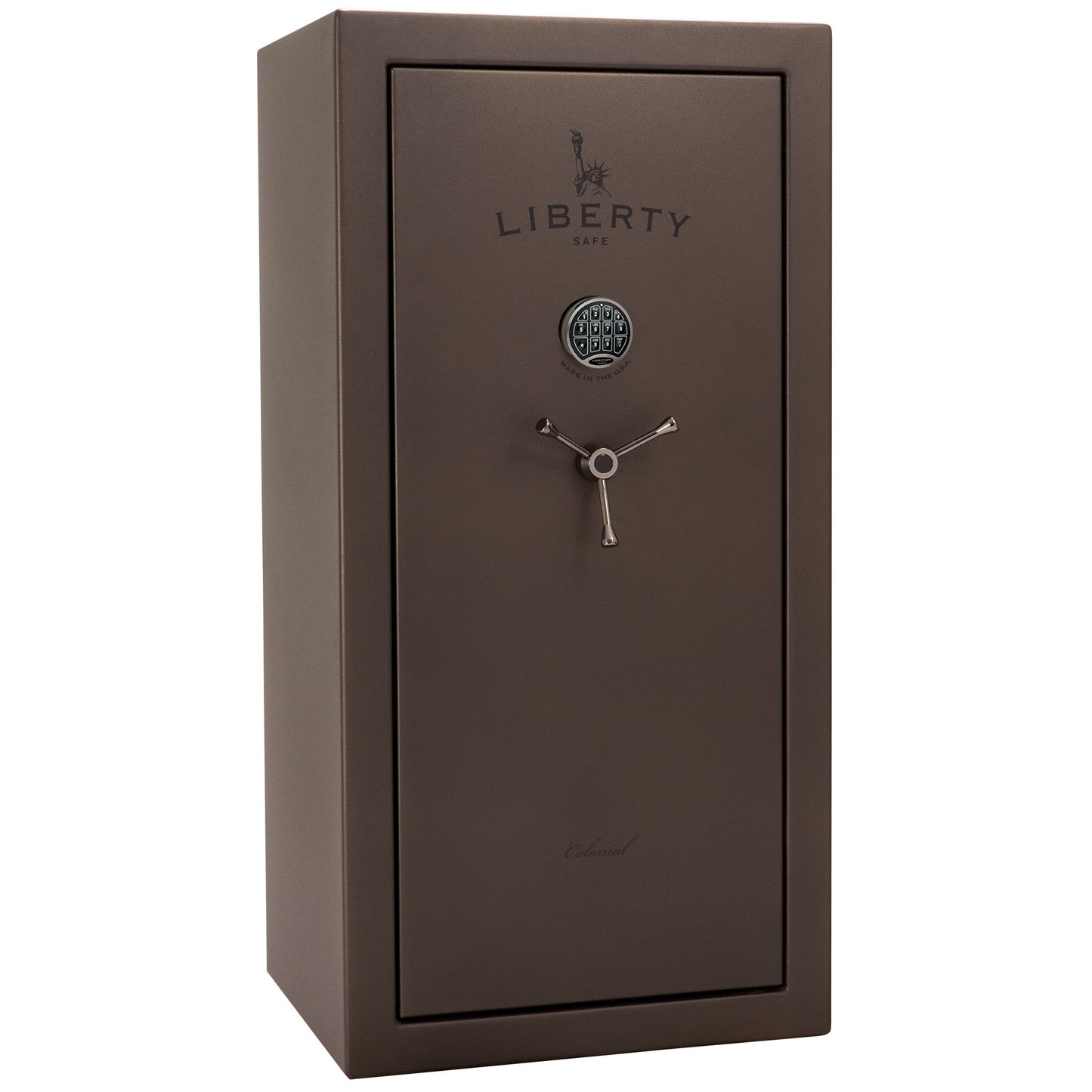 Colonial Series | Level 4 Security | 75 Minute Fire Protection | 23 PRO FLEX | DIMENSIONS: 60.5"(H) X 30"(W) X 22"(D*) | Bronze Textured | Electronic Lock - Closed
