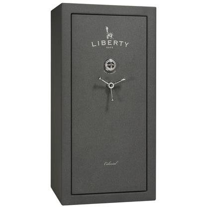 Colonial Series | Level 4 Security | 75 Minute Fire Protection | 23 PRO FLEX | DIMENSIONS: 60.5"(H) X 30"(W) X 22"(D*) | Granite Textured | Mechanical Lock - Closed