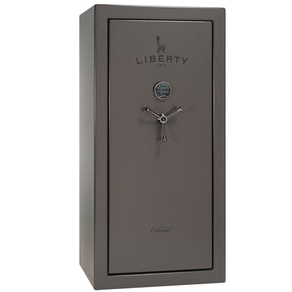 Colonial Series | Level 4 Security | 75 Minute Fire Protection | 23 PRO FLEX | DIMENSIONS: 60.5"(H) X 30"(W) X 22"(D*) | Gray Gloss | Electronic Lock - Closed