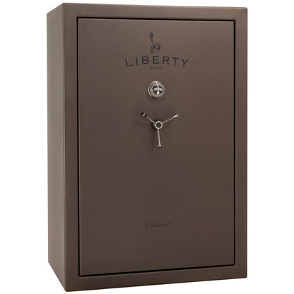 Colonial Series | Level 4 Security | 75 Minute Fire Protection | 35 | DIMENSIONS: 60.5"(H) X 42”(W) X 22"(D*) | Bronze Textured | Mechanical Lock - closed