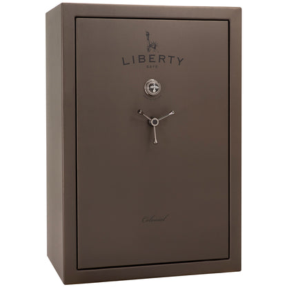 Colonial Series | Level 4 Security | 75 Minute Fire Protection | 35 | DIMENSIONS: 60.5"(H) X 42”(W) X 22"(D*) | Bronze Textured | Mechanical Lock - closed