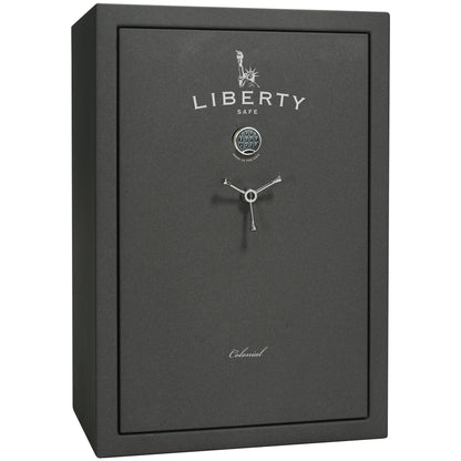 Colonial Series | Level 4 Security | 75 Minute Fire Protection | 35 | DIMENSIONS: 60.5"(H) X 42”(W) X 22"(D*) | Granite Textured | Electronic Lock - closed